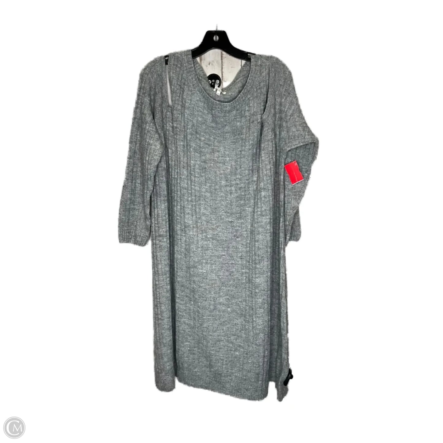 Dress Sweater By Maurices In Grey, Size: 3x