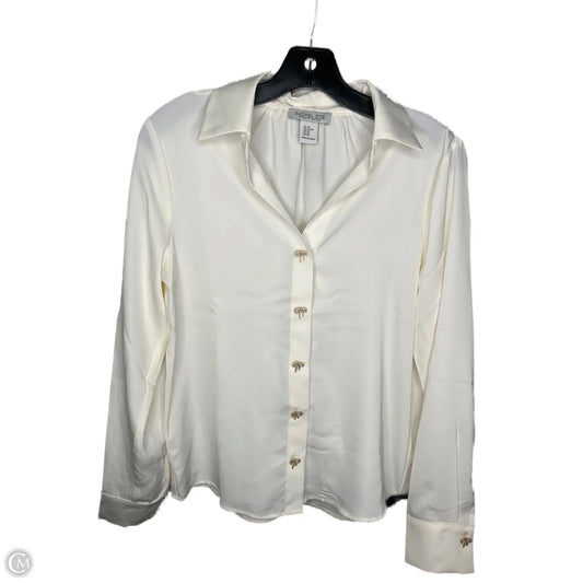 Top Long Sleeve By Rachel Zoe In Cream, Size: Xs