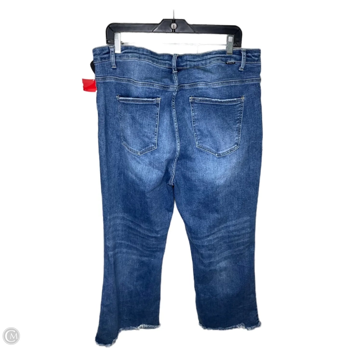 Jeans Boot Cut By Risen In Blue Denim, Size: 22