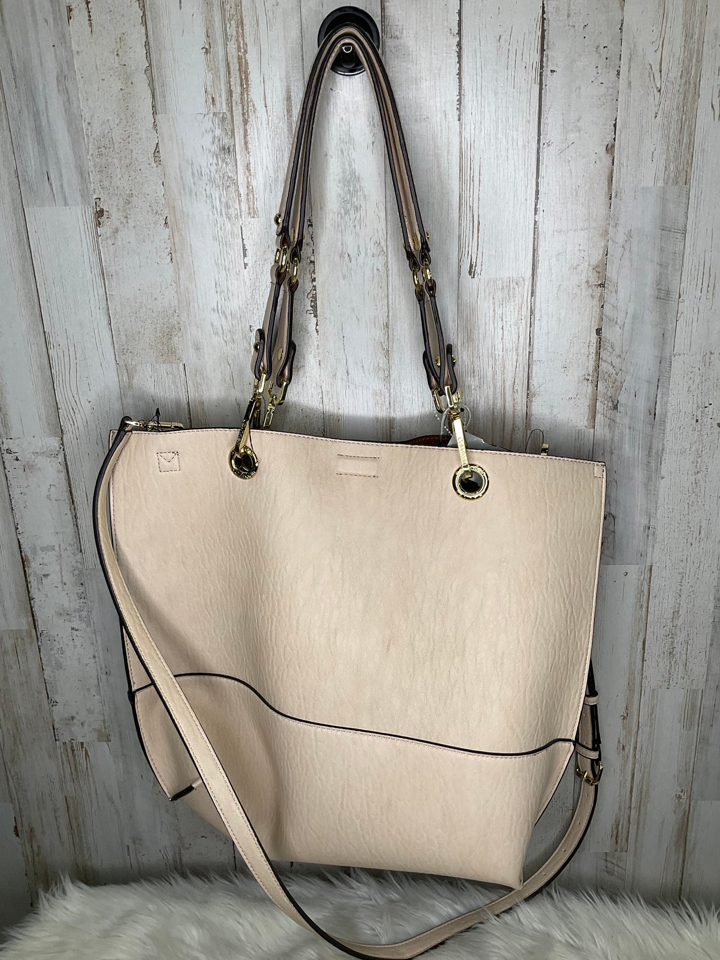 Handbag Leather By Calvin Klein  Size: Large