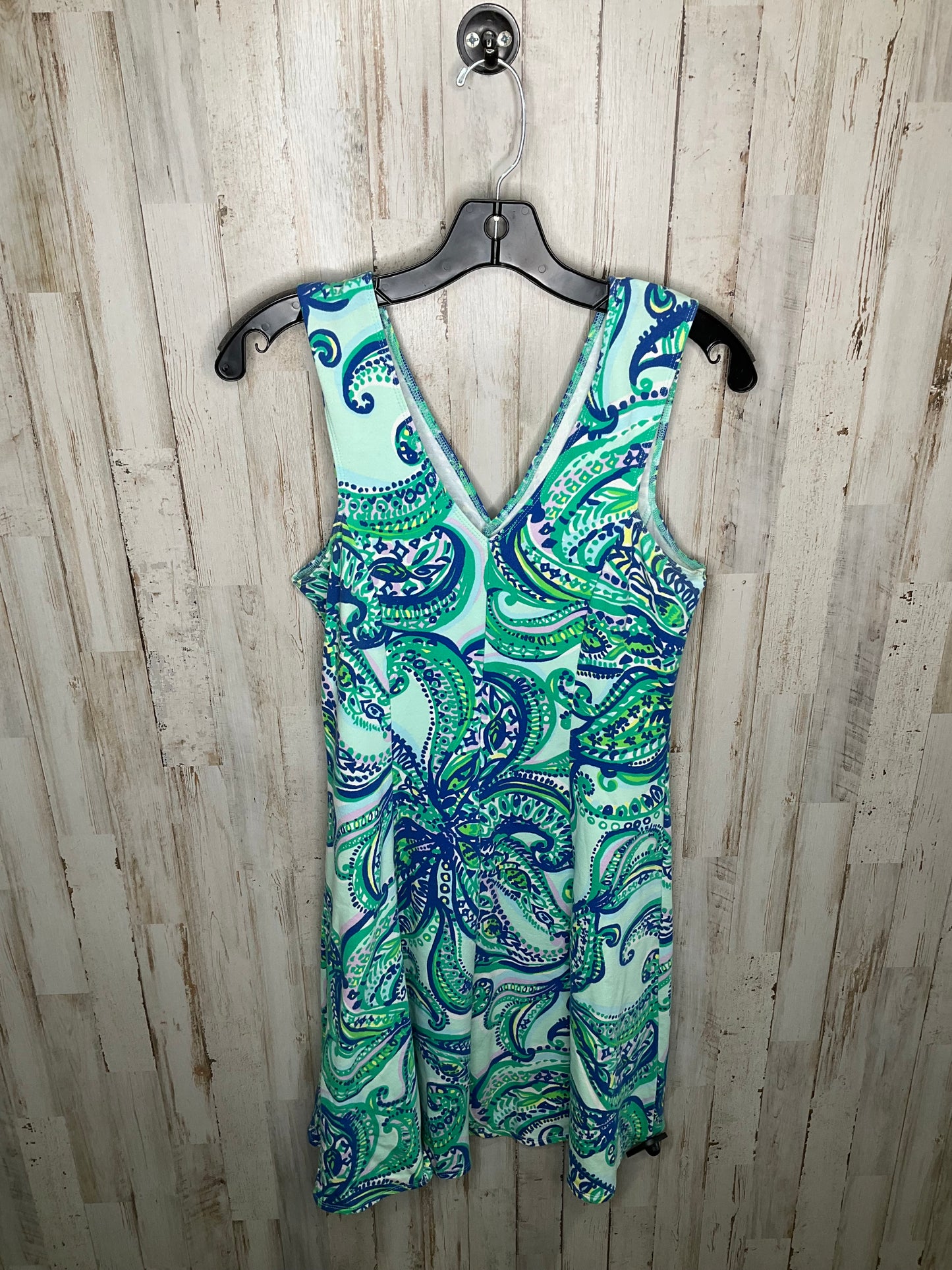 Blue & Green Dress Casual Short Lilly Pulitzer, Size S