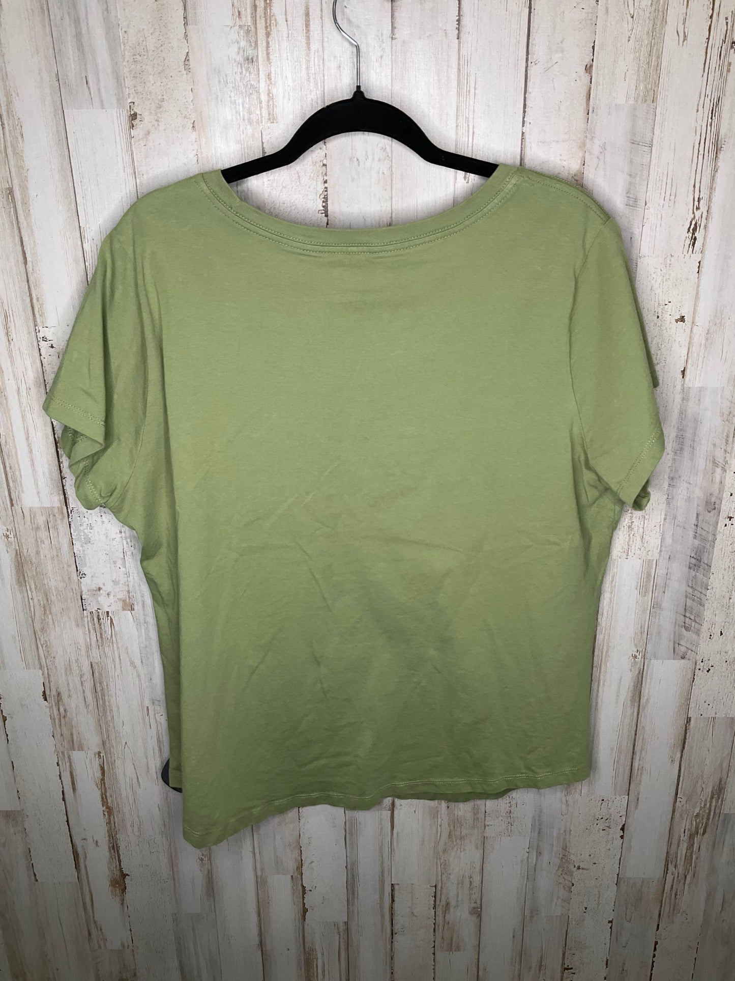 Green Top Short Sleeve Nike, Size 1x