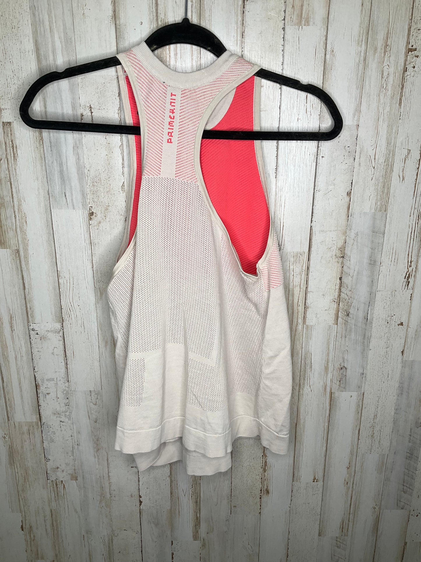 Athletic Tank Top By Adidas In Pink & Tan, Size: M