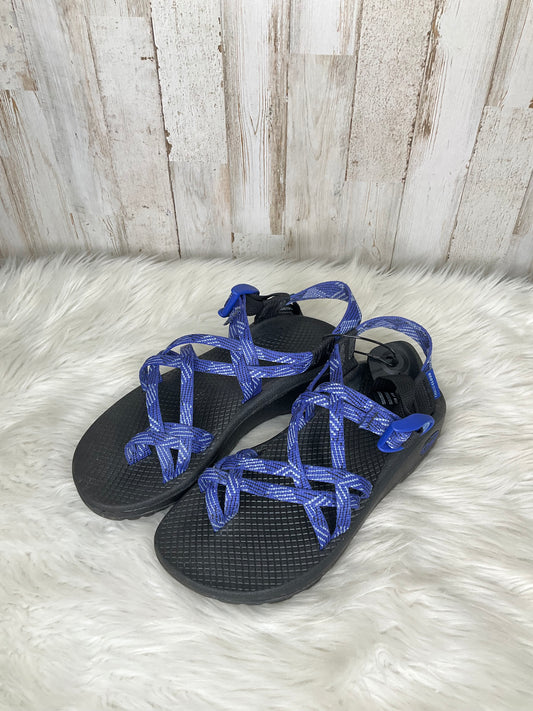 Blue Sandals Flats Chacos, Size 7