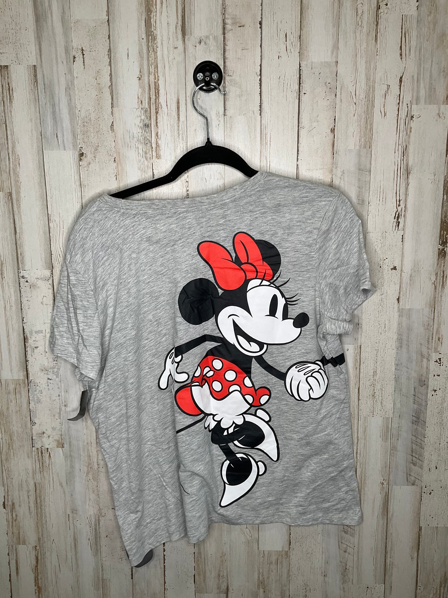 Grey Top Short Sleeve Disney Store, Size Xl