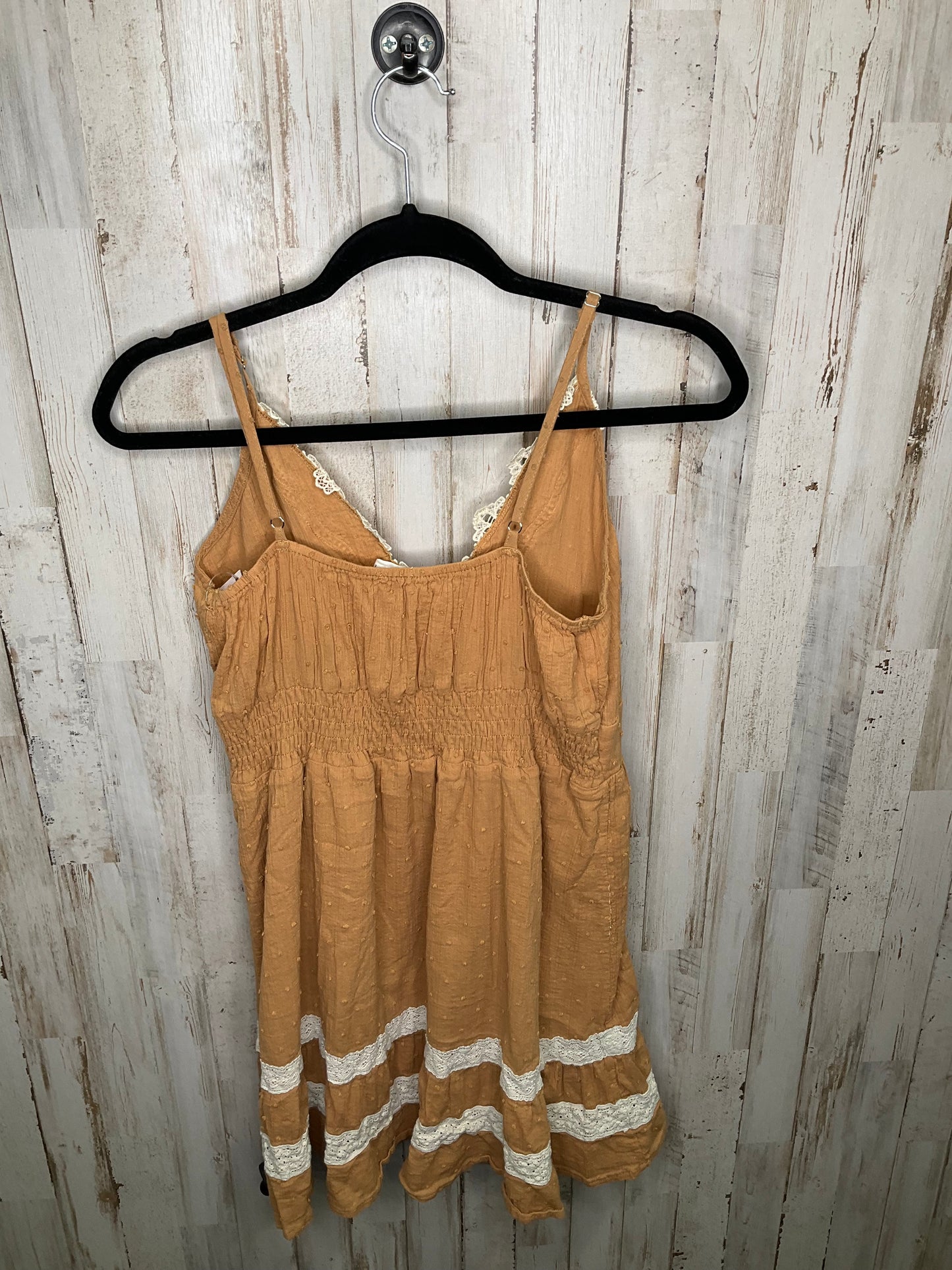 Brown Dress Casual Short Clothes Mentor, Size M