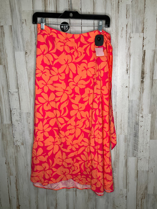 Orange & Pink Skirt Midi J. Crew, Size S