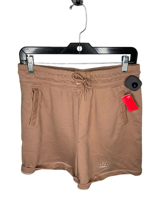 Athletic Shorts By Nike Apparel In Brown, Size: M