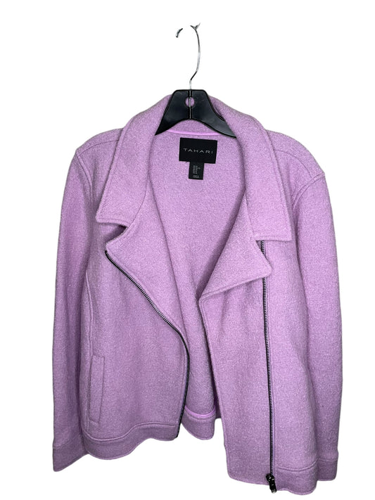 Jacket Other By Tahari By Arthur Levine In Purple, Size: Xl