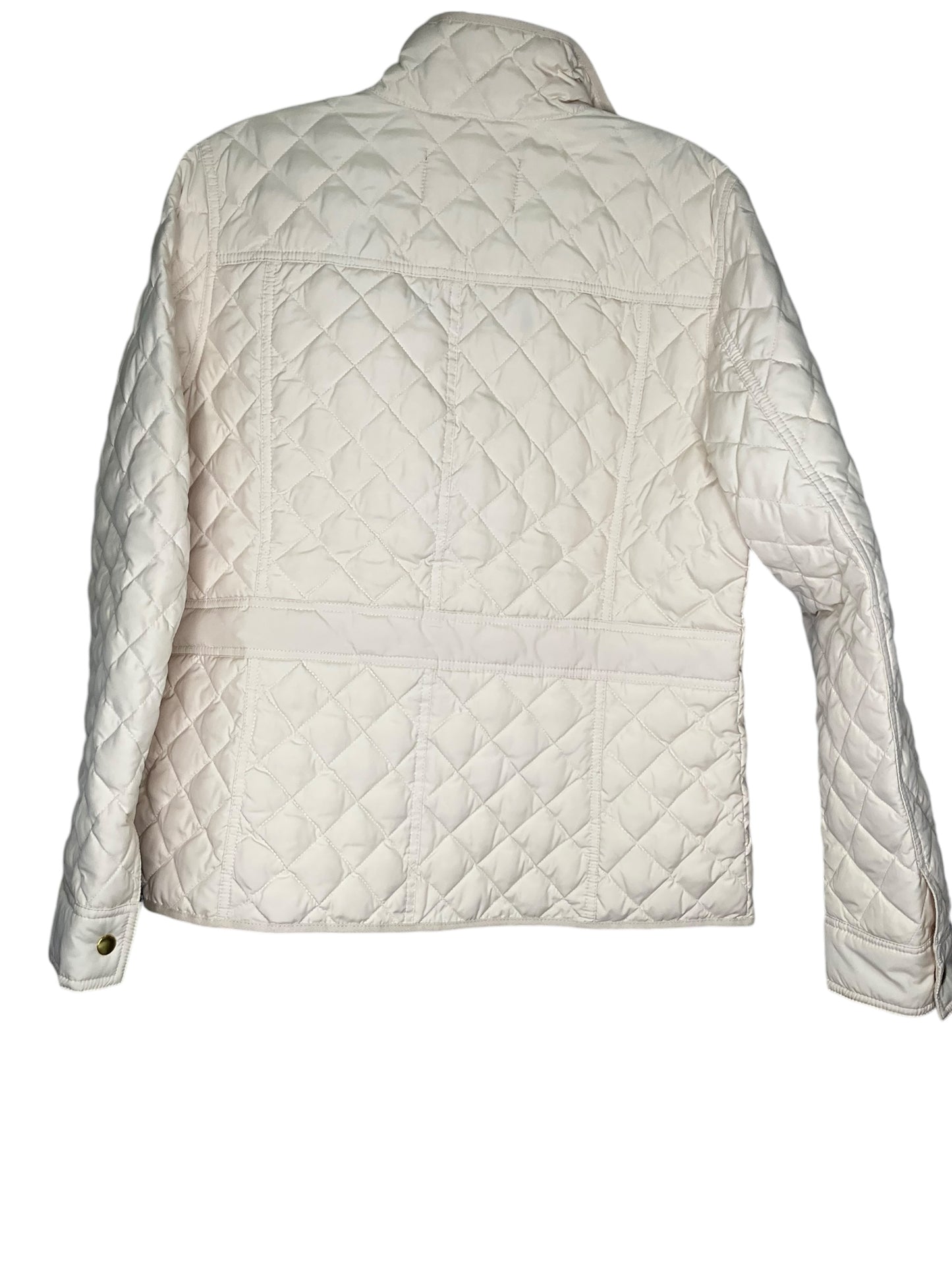 Jacket Puffer & Quilted By J. Crew In Cream, Size: M