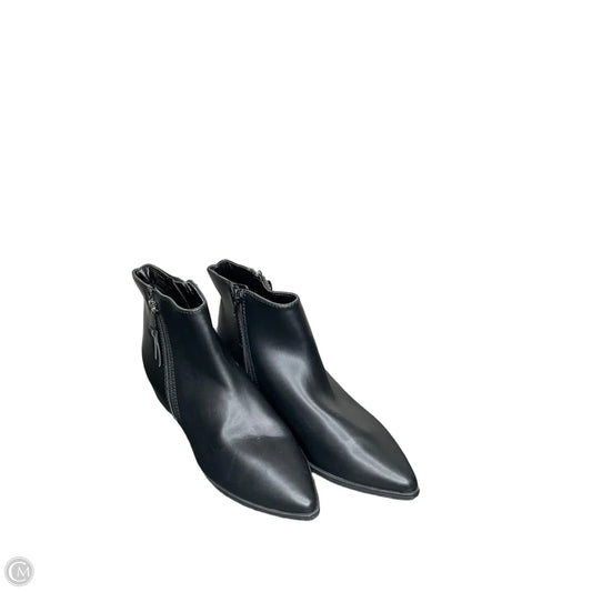 Boots Ankle Flats By Worthington In Black, Size: 8
