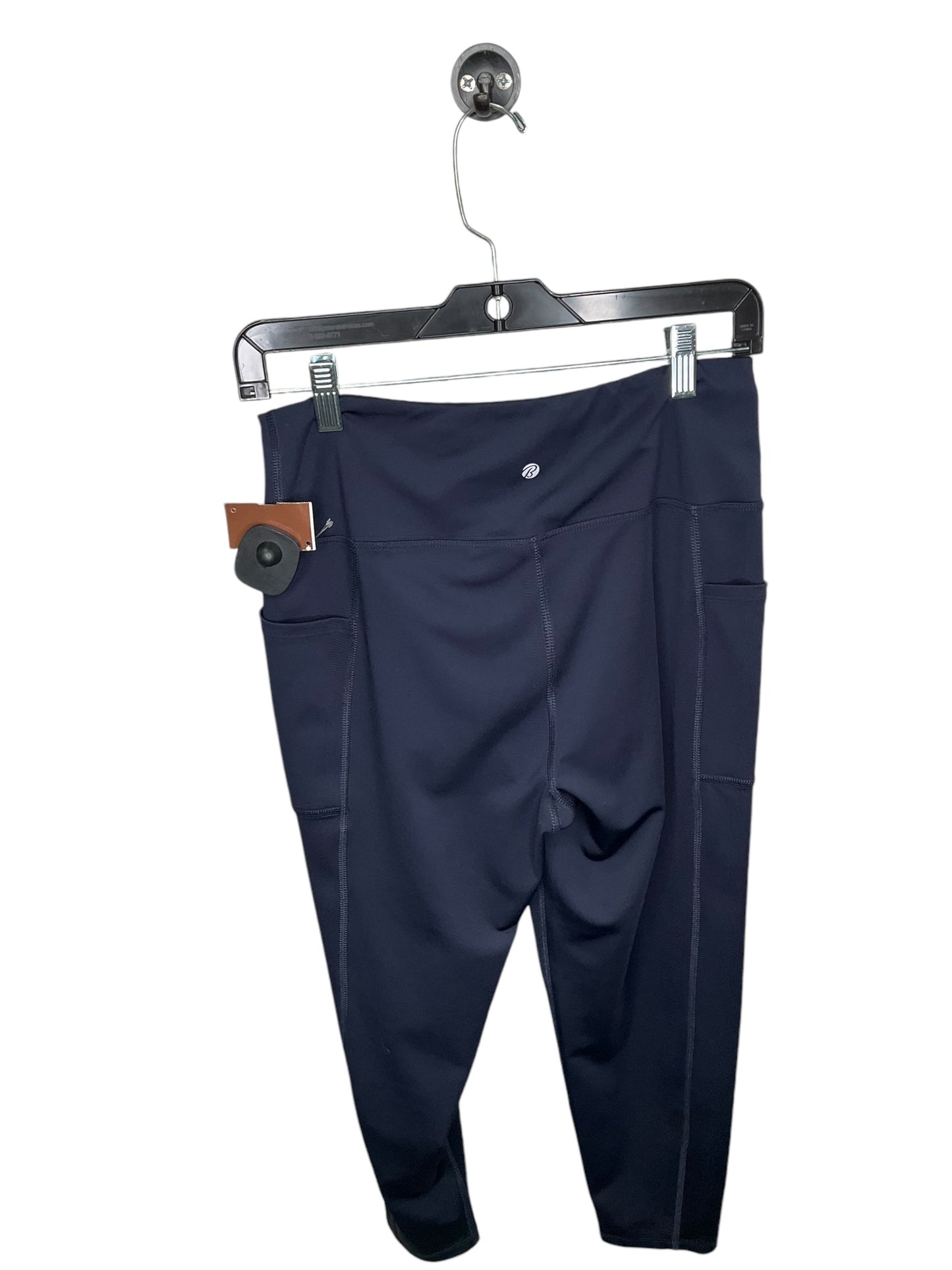 Athletic Leggings By Bally In Navy, Size: Xl