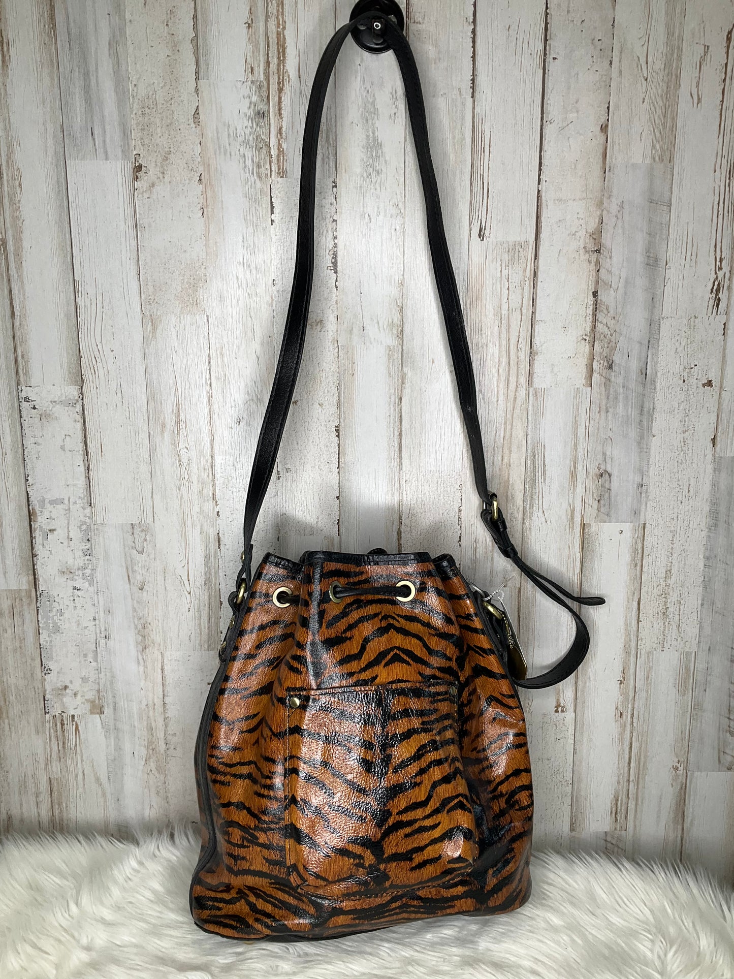 Animal Print Handbag Designer Patricia Nash, Size Medium