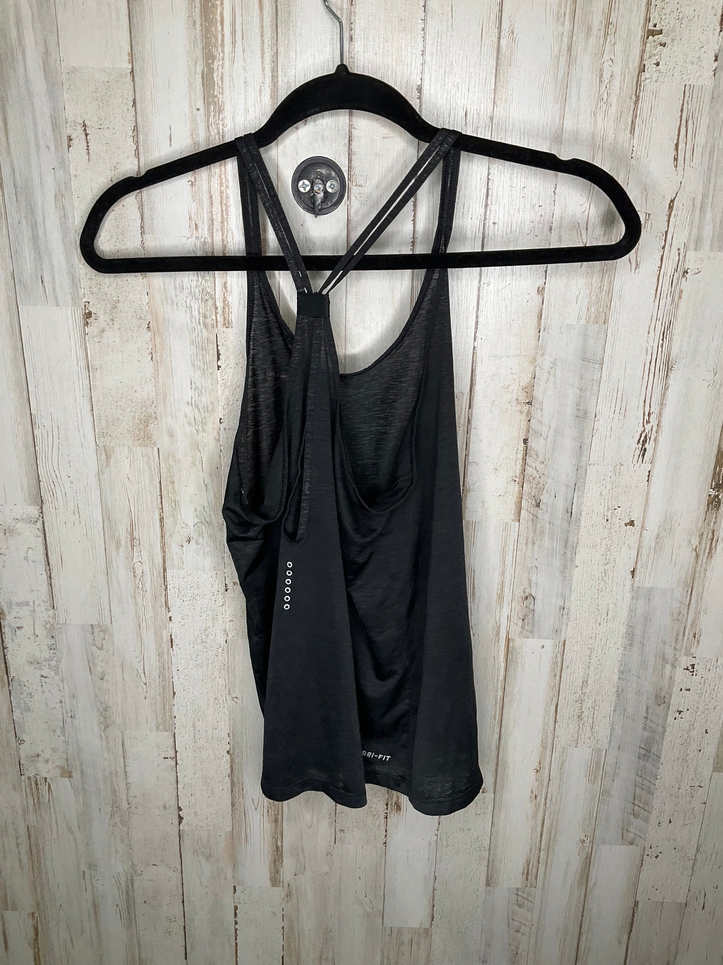 Athletic Tank Top By Nike In Black, Size: Xs