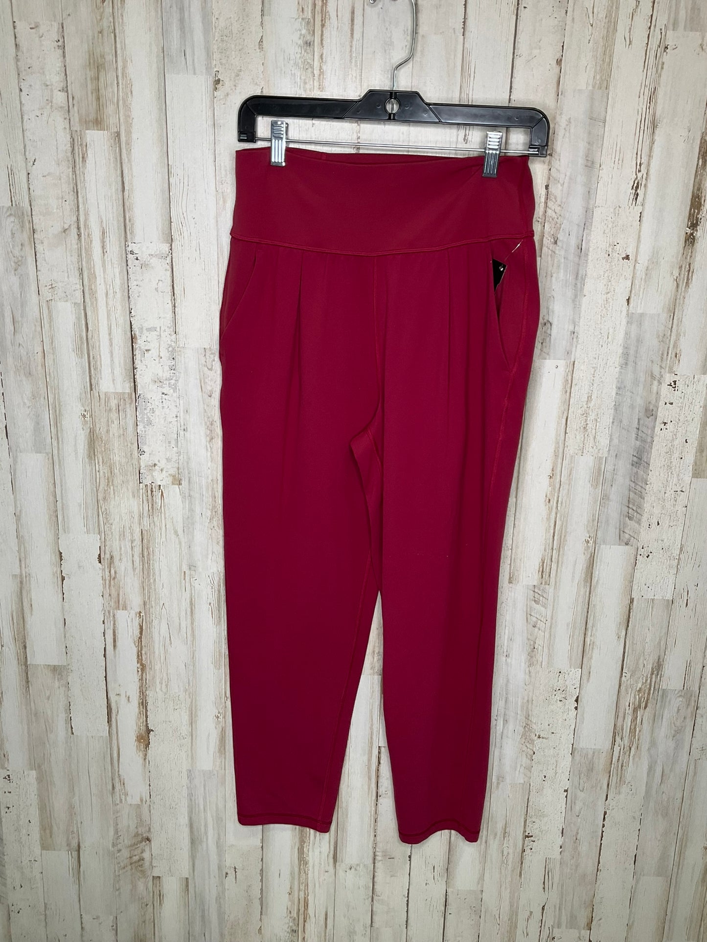 Red Athletic Leggings Athleta, Size S