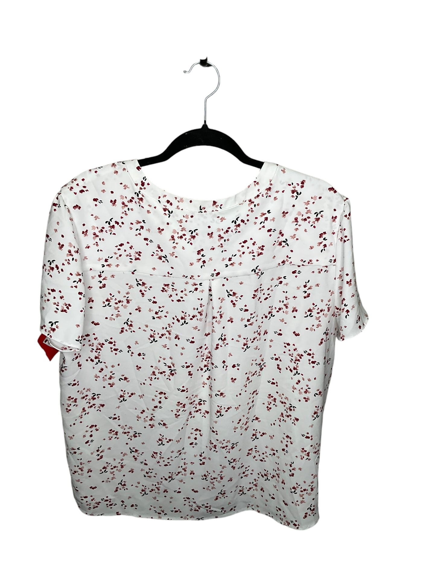 Top Short Sleeve By Hilary Radley In Floral Print, Size: 2x