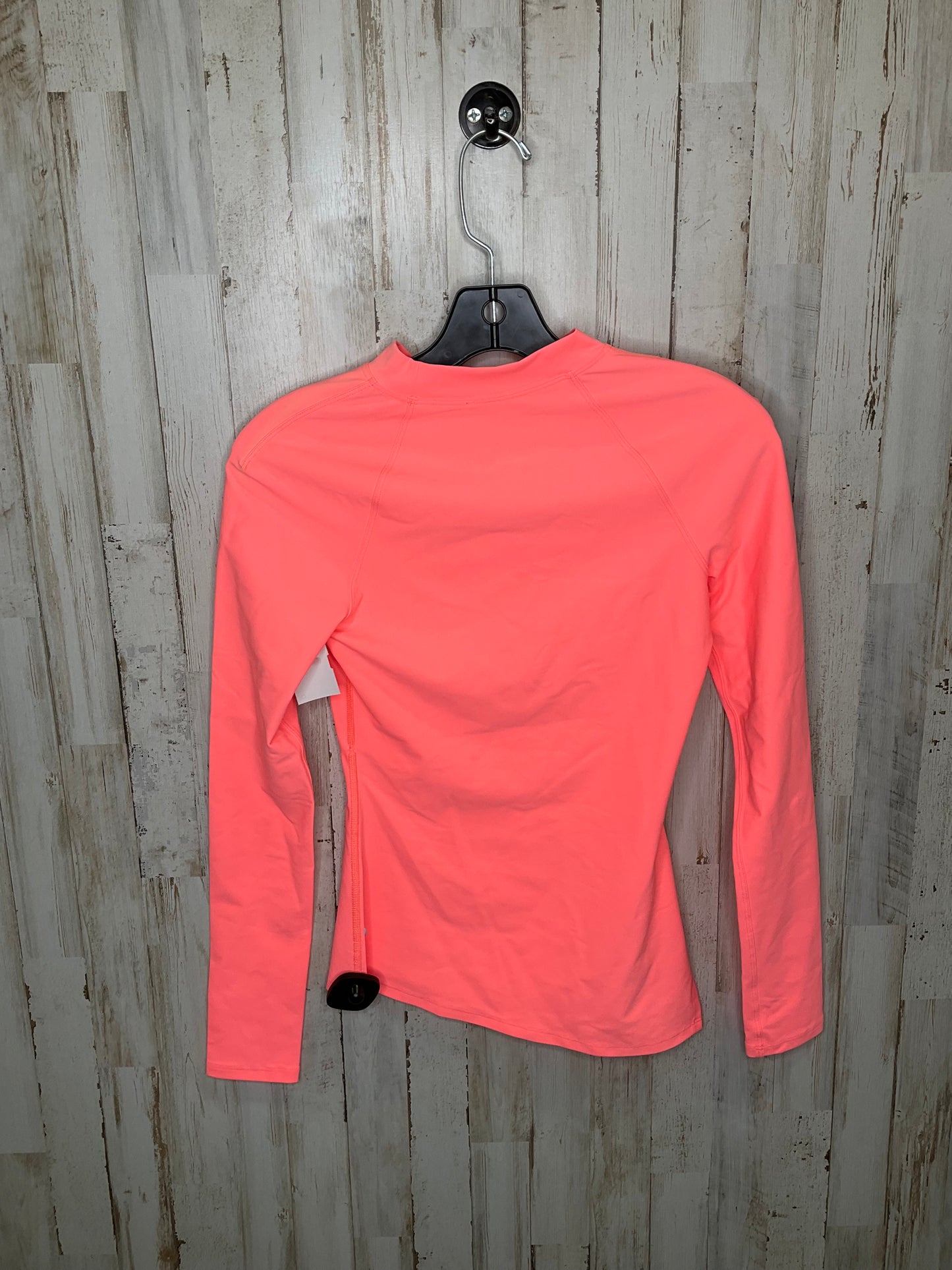 Orange Athletic Top Long Sleeve Crewneck Lululemon, Size S