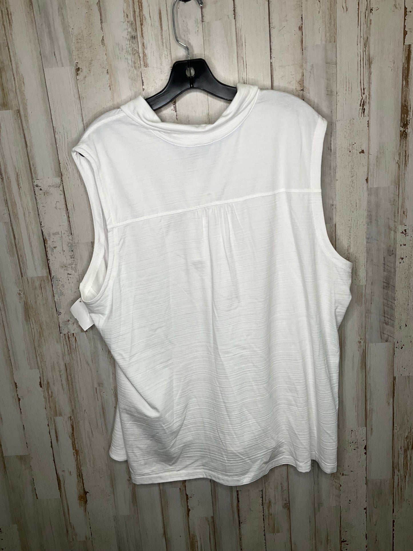 White Top Sleeveless Talbots, Size 3x