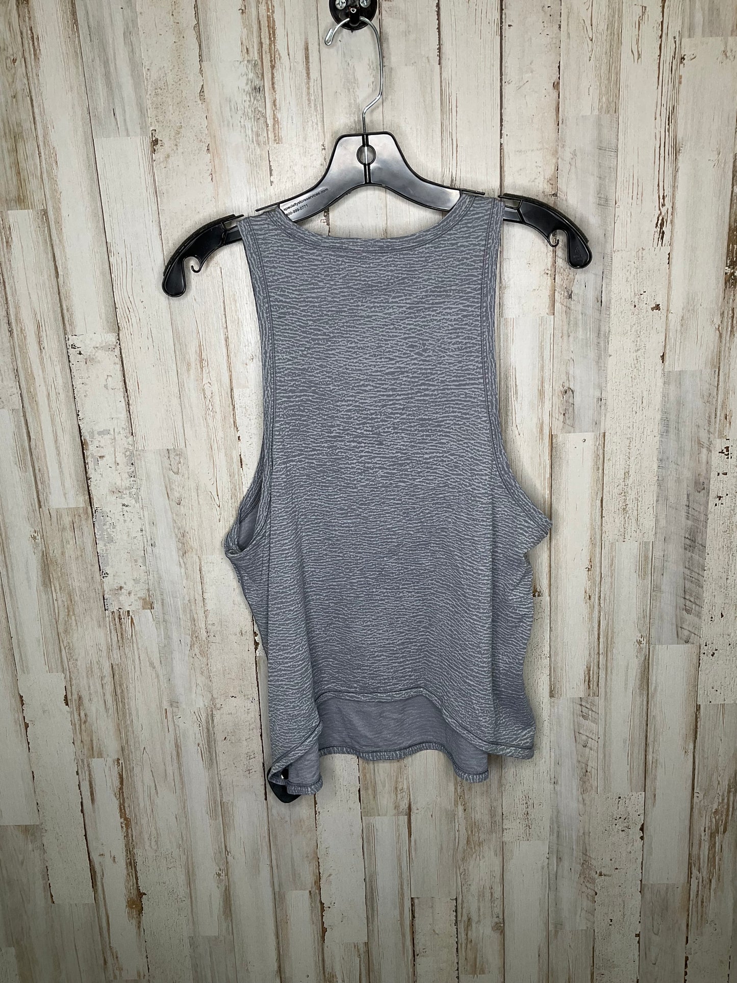 Grey Athletic Tank Top Lululemon, Size L