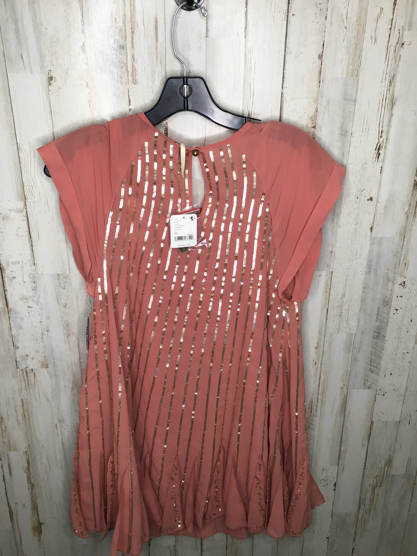 Pink Tunic Short Sleeve Free People, Size Xs