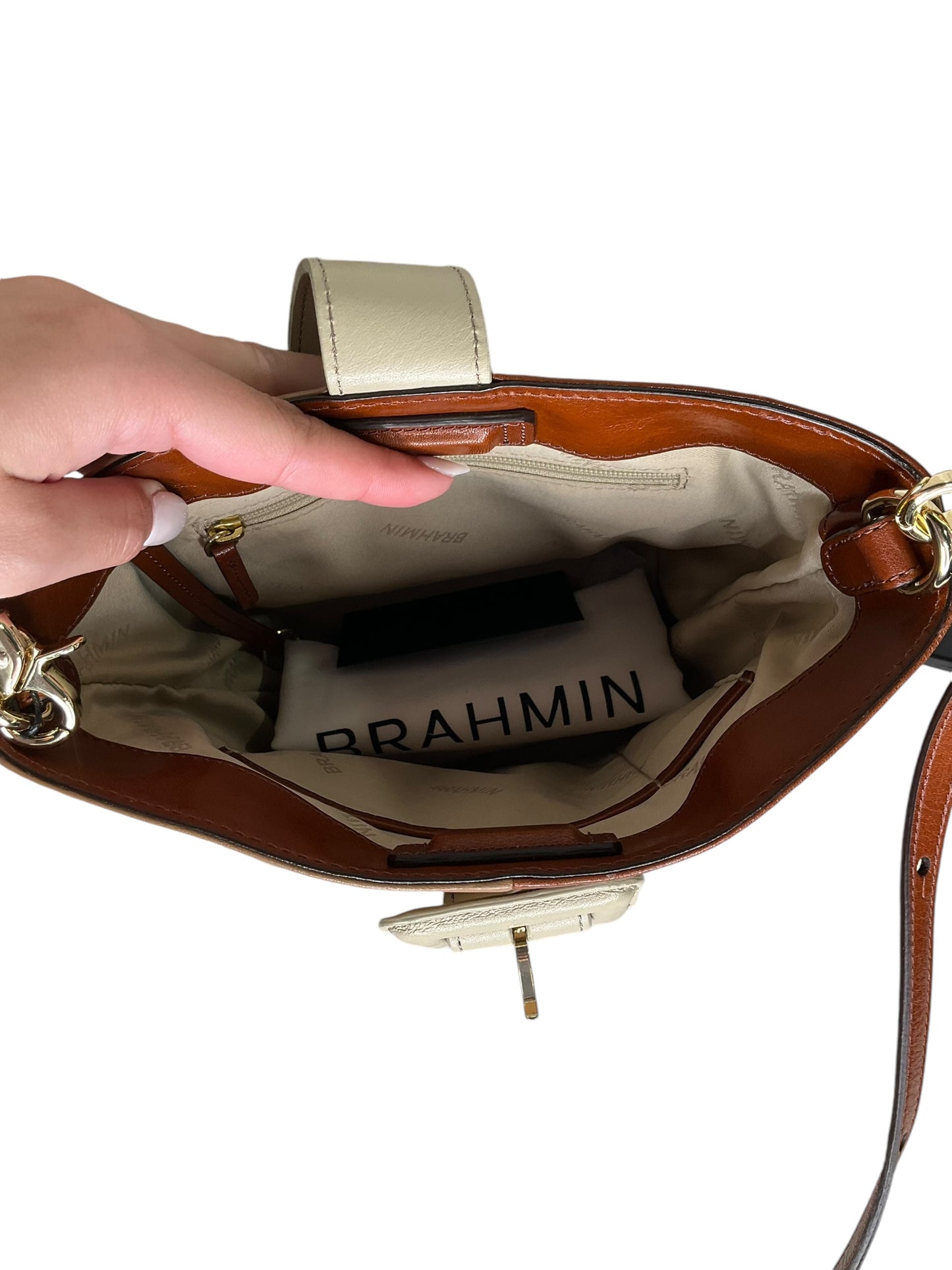 Crossbody Designer By Brahmin, Size: Small