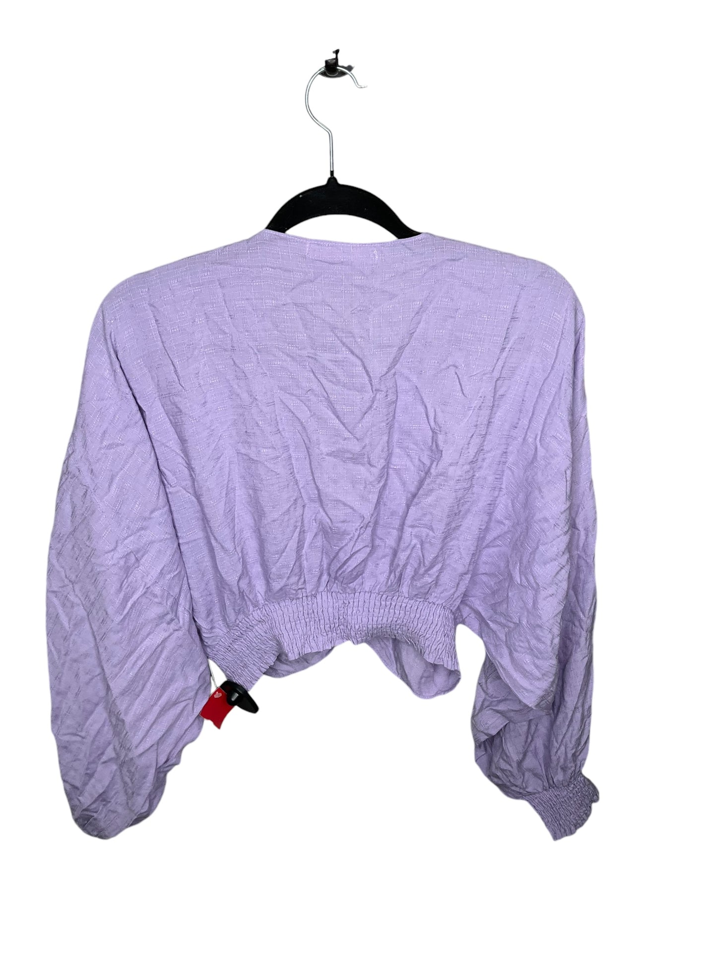 Top Long Sleeve By Mustard Seed In Purple, Size: M