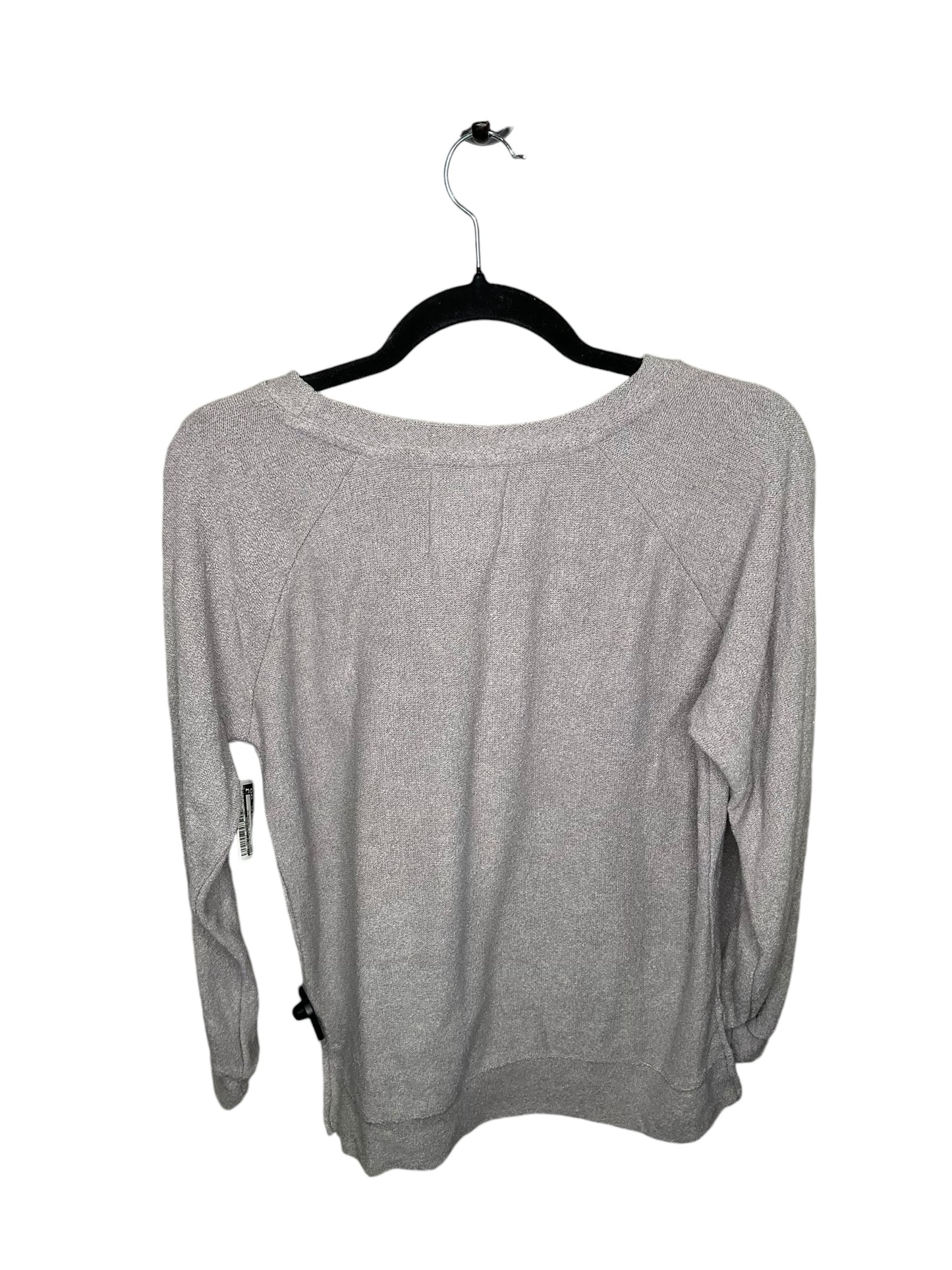 Sweatshirt Crewneck By Simply Southern In Grey, Size: S