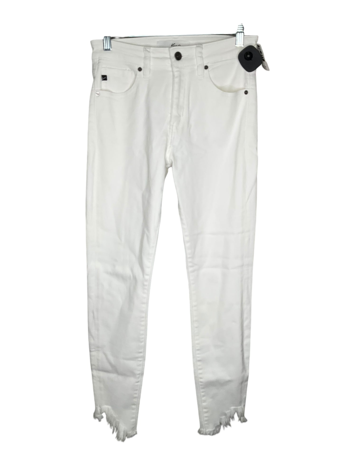 Jeans Boyfriend By Clothes Mentor In White, Size: 6