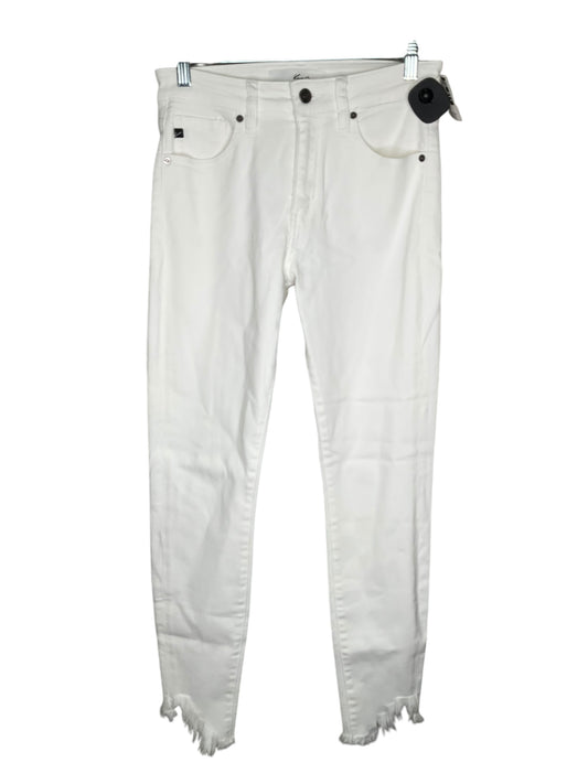 Jeans Boyfriend By Clothes Mentor In White, Size: 6