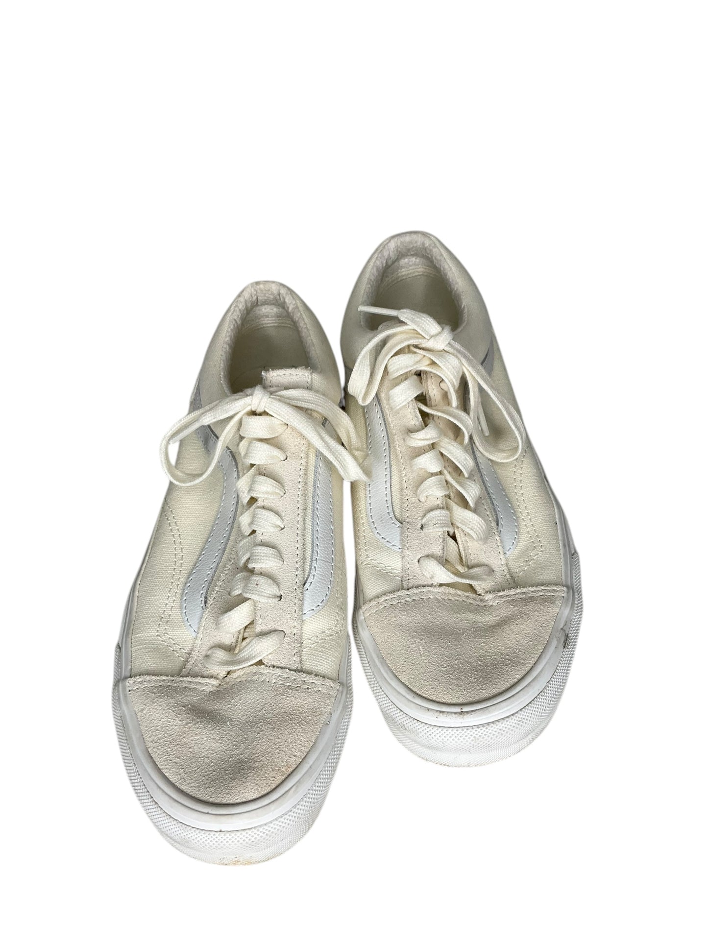 Shoes Sneakers By Vans In Beige, Size: 8.5