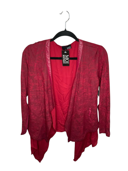 Cardigan By Clothes Mentor In Red, Size: M