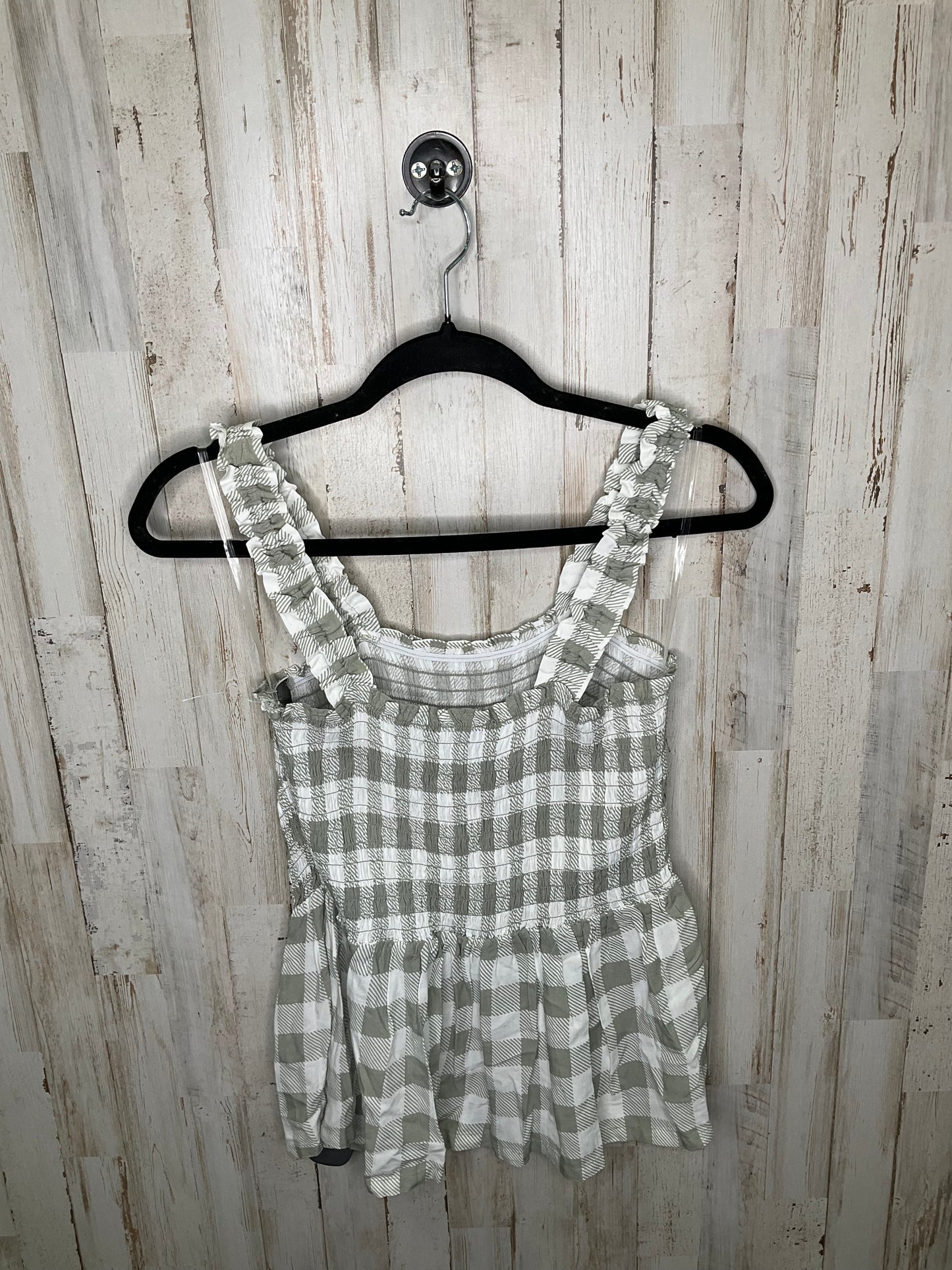 Green & White Top Sleeveless Angels, Size M