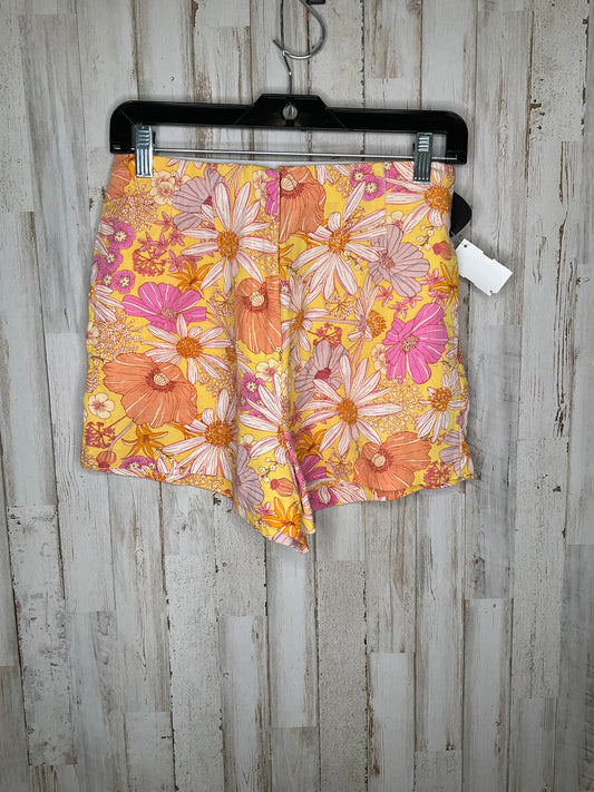 Floral Print Shorts H&m, Size S