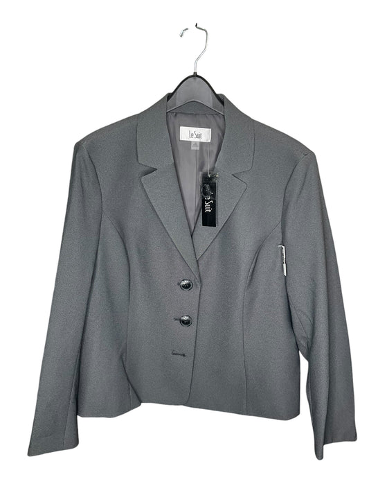 Blazer By Le Suit In Grey, Size: 18