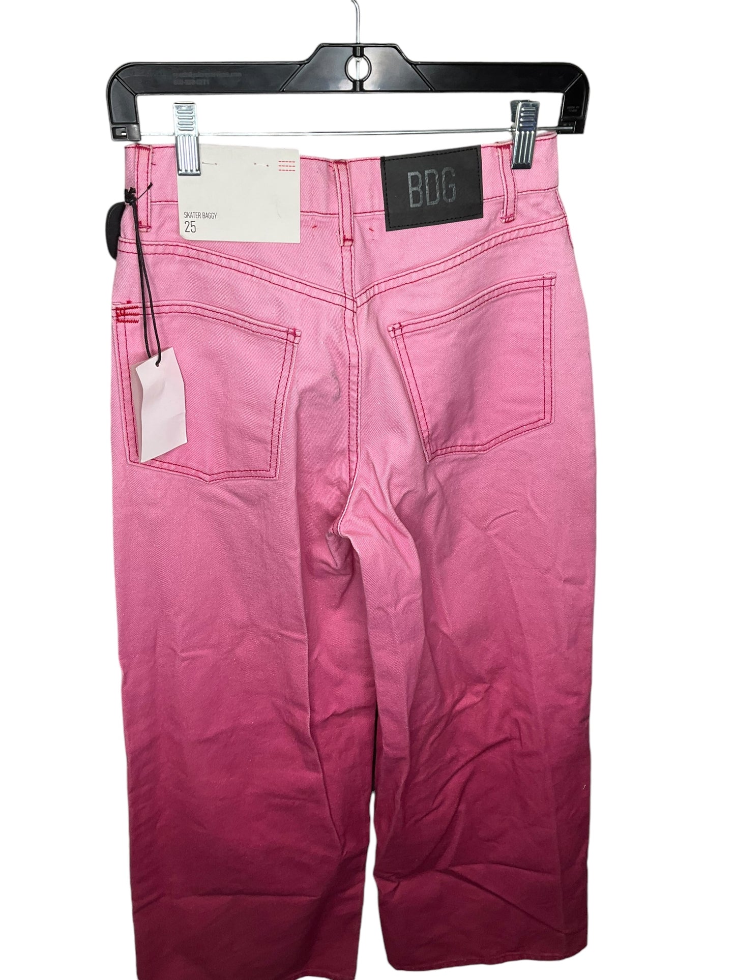 Jeans Flared By Bdg In Pink, Size: 0