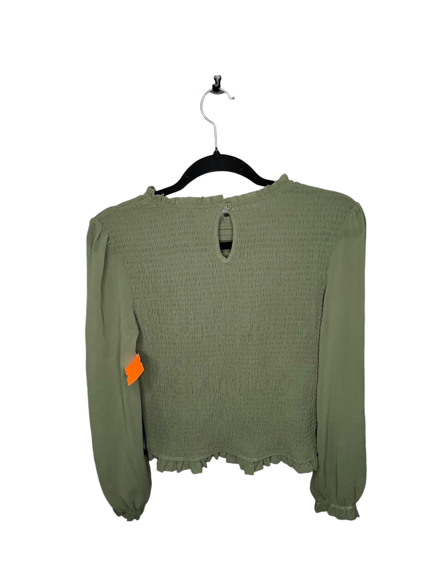 Top Long Sleeve By Clothes Mentor In Green, Size: M