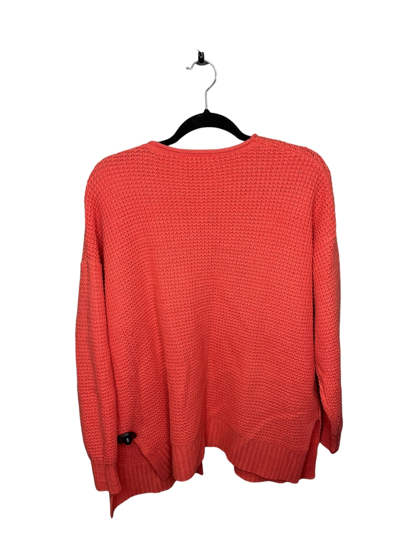 Cardigan By Zenana Outfitters In Coral, Size: 1x