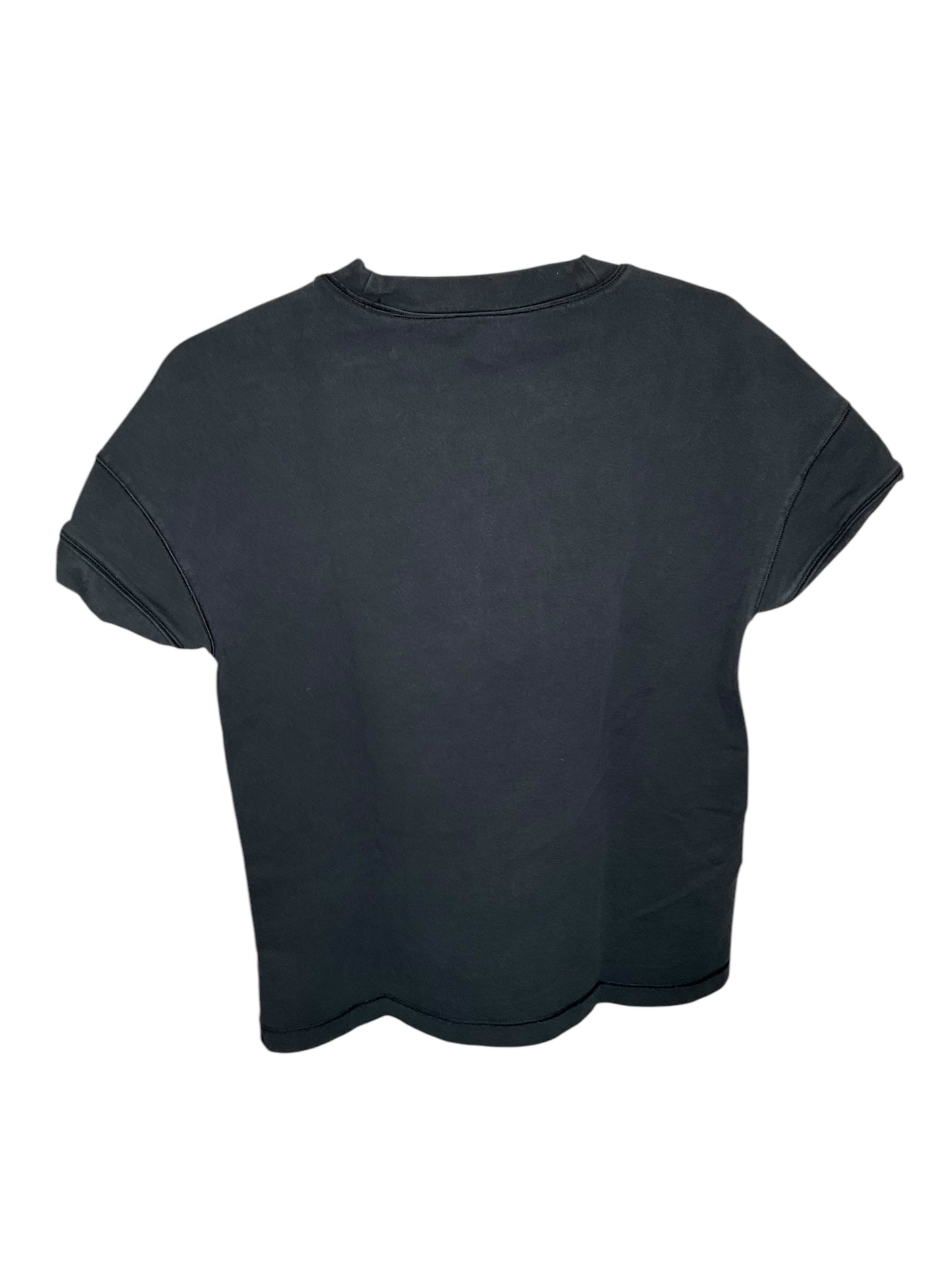 Top Short Sleeve By Lululemon In Black, Size: M