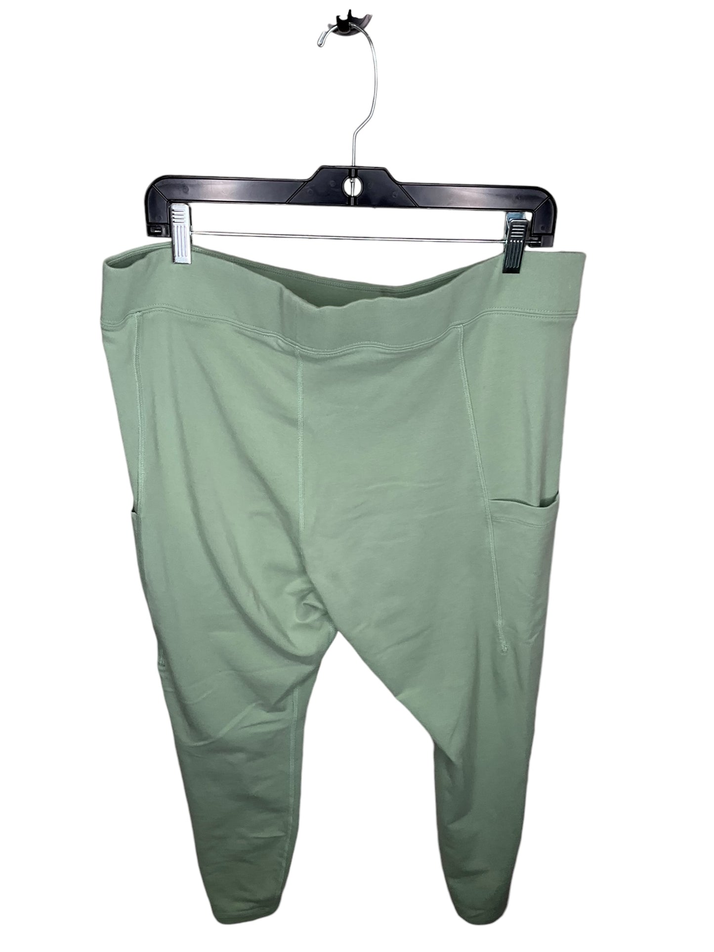 Athletic Pants By Nike In Green, Size: 1x