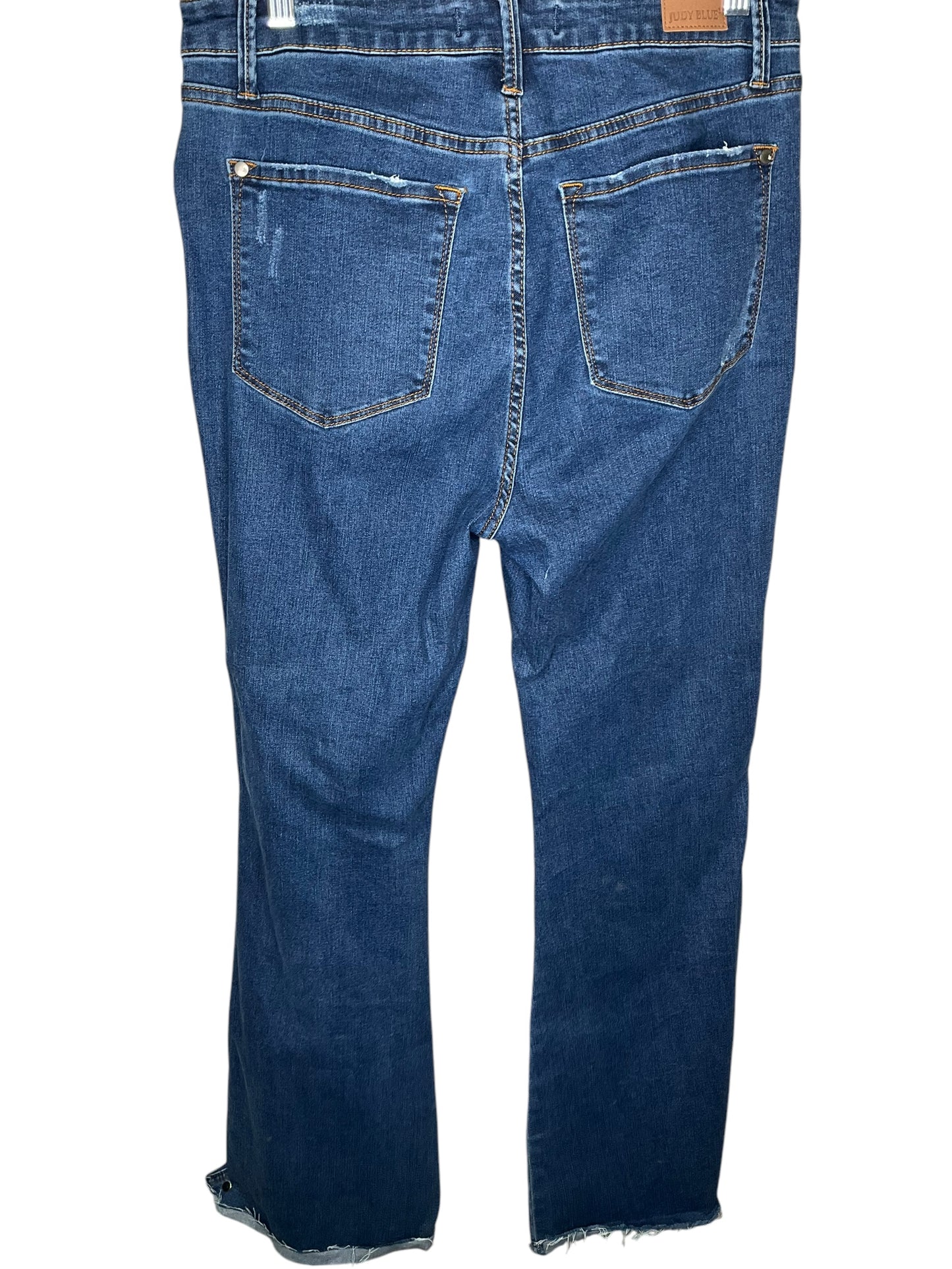 Jeans Flared By Judy Blue In Blue, Size: 14