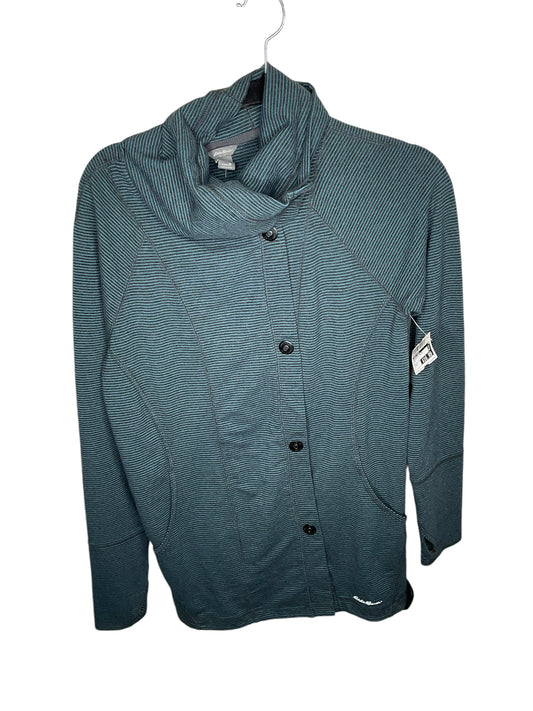 Sweatshirt Collar By Eddie Bauer In Teal, Size: M