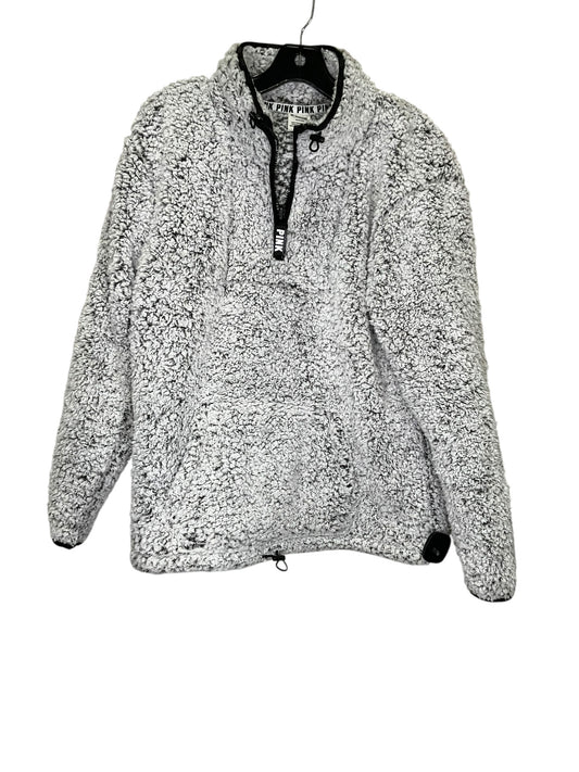 Jacket Faux Fur & Sherpa By Pink In Grey, Size: M