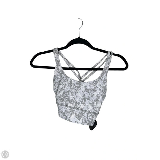 Athletic Bra By Lululemon In Grey, Size: 2