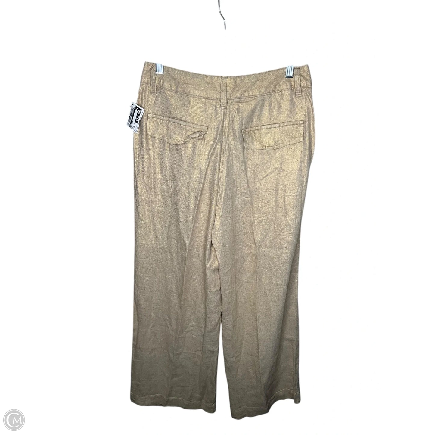 Pants Linen By Gap In Gold, Size: 8p