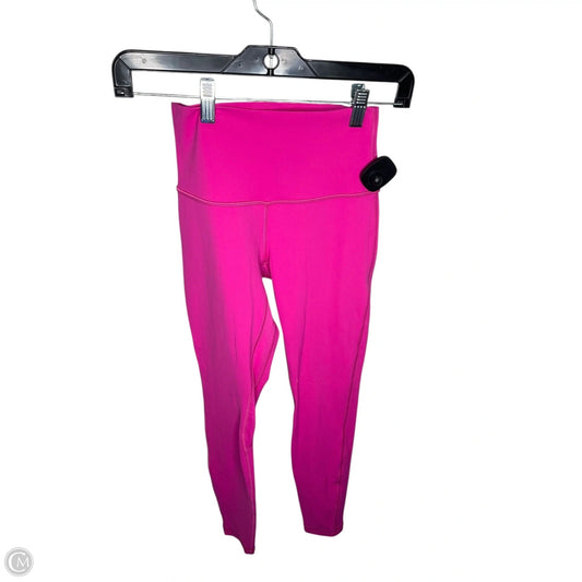 Athletic Leggings By Lululemon In Pink, Size: 4