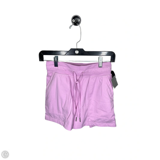 Athletic Shorts By Lululemon In Pink, Size: 2