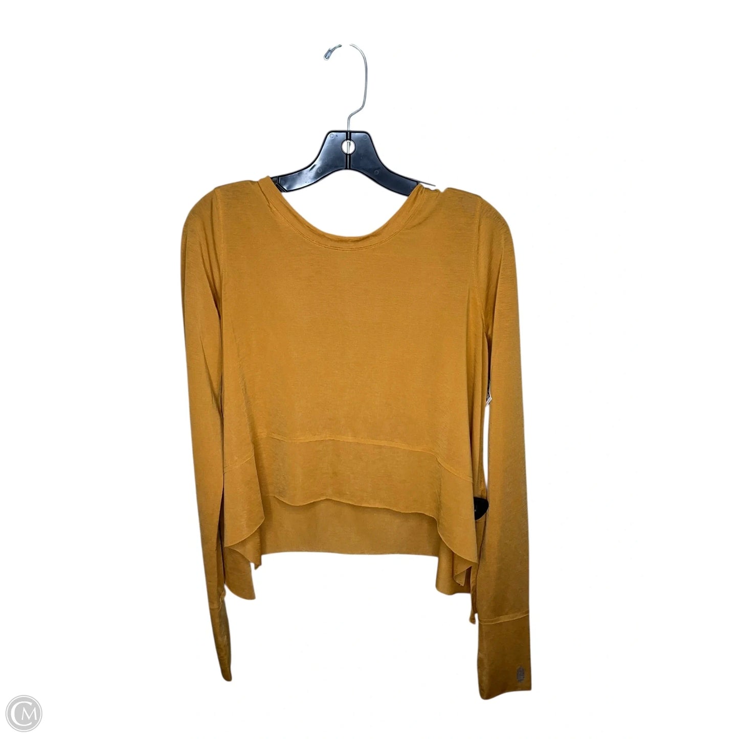 Top Long Sleeve By Free People In Bronze, Size: M