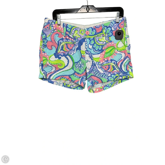 Shorts Designer By Lilly Pulitzer In Blue & Green, Size: 6