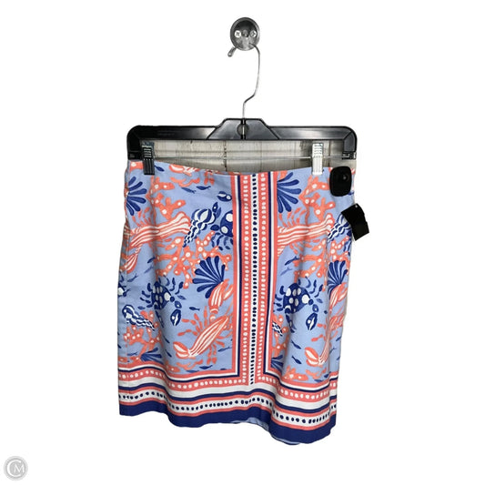 Skirt Mini & Short By Talbots In Blue & Orange, Size: 4