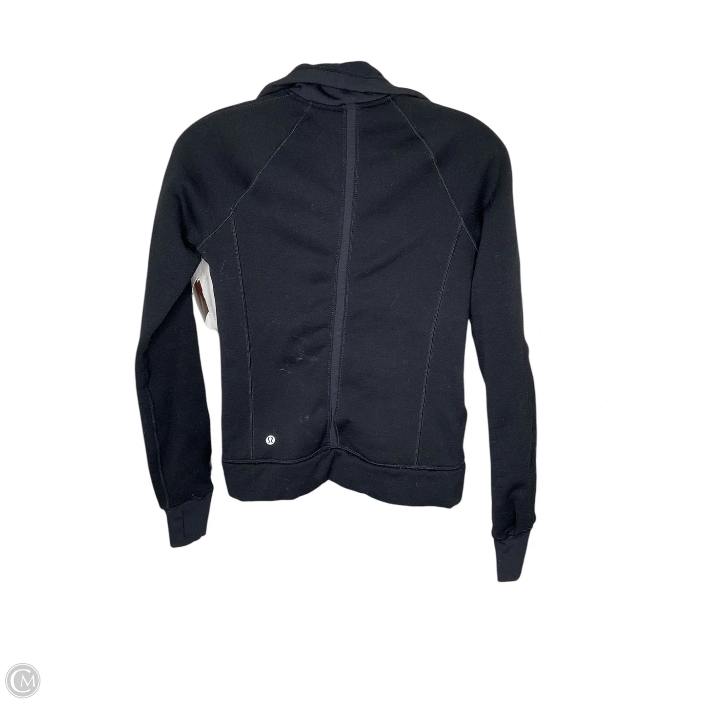 Athletic Jacket By Lululemon In Black, Size: S